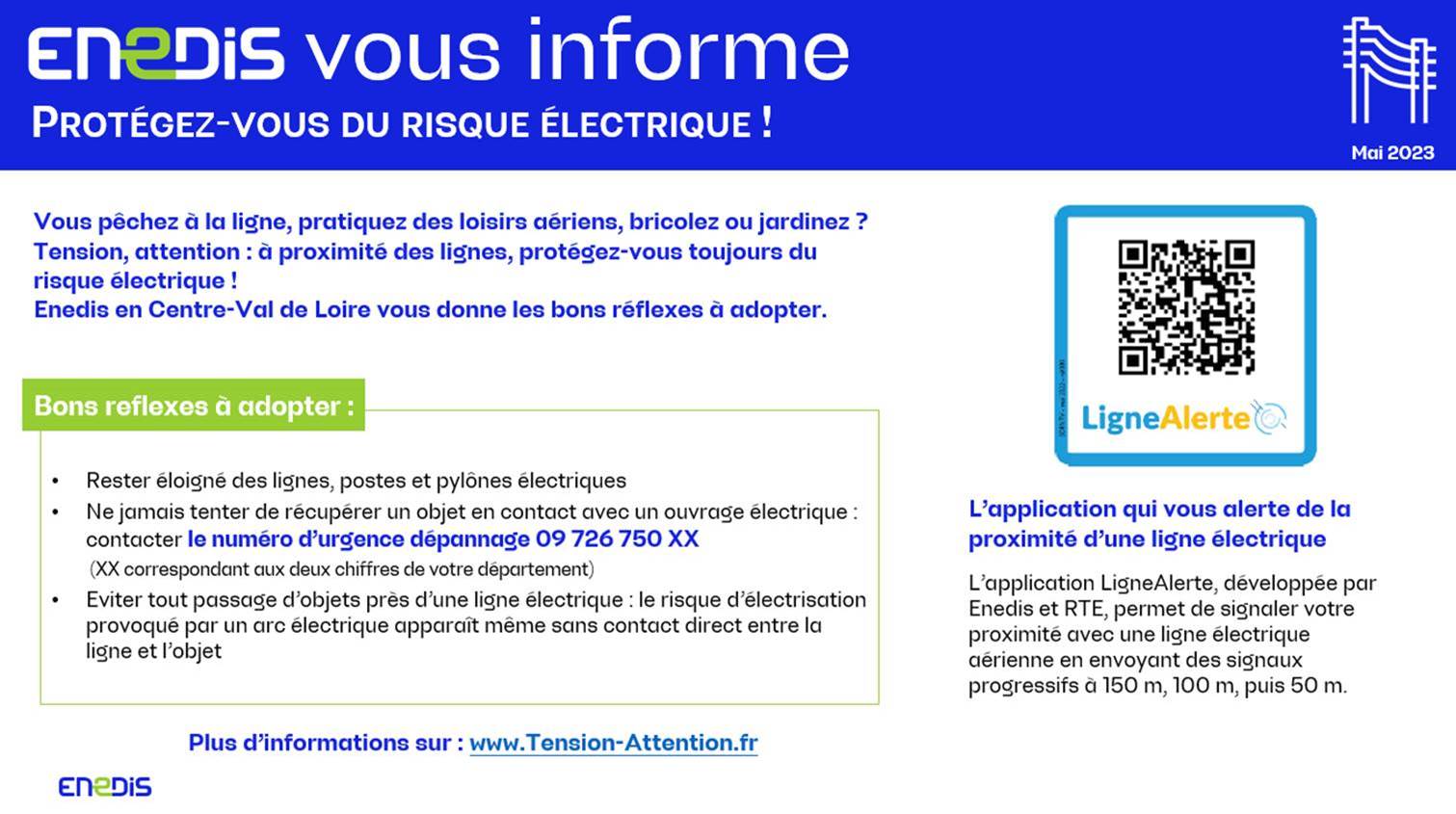 Enedis : Protégez-vous du risque électrique
